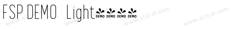 FSP DEMO   Light字体转换